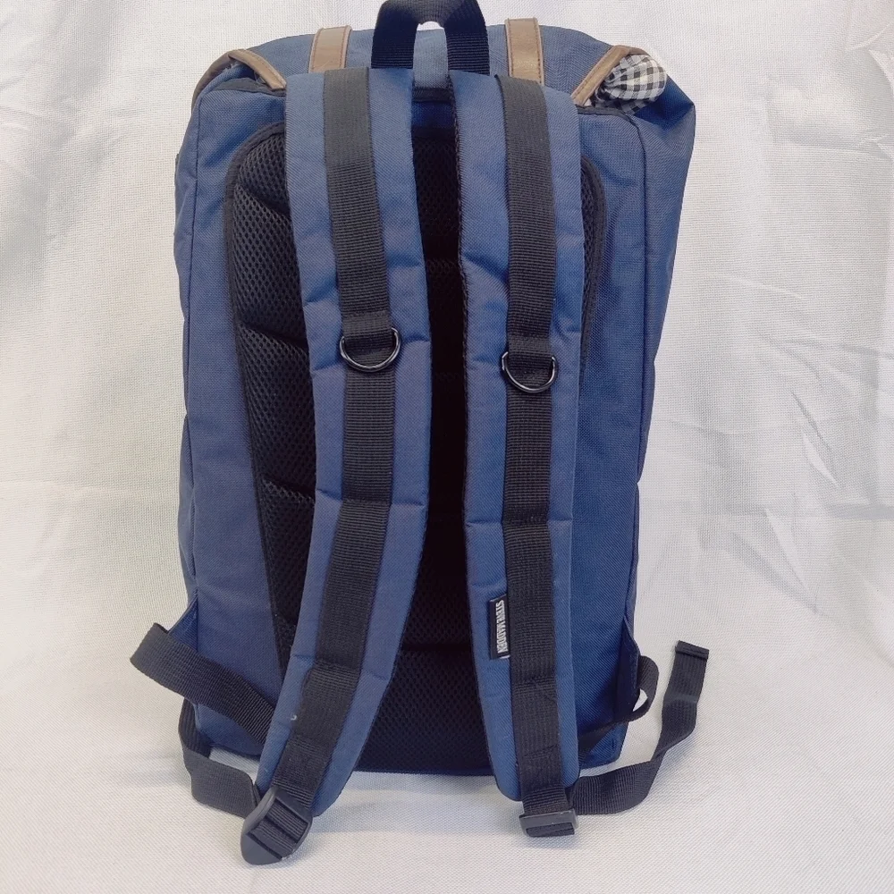 Steve Madden Classic Utility Backpack Blue Drawstring Top Barnett Avenue